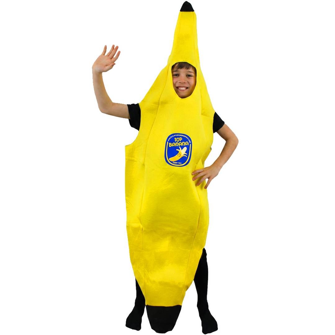 Disfraz de plátano amarillo túnica de plátano para niños niñas disfraz del Día Mundial del Libro