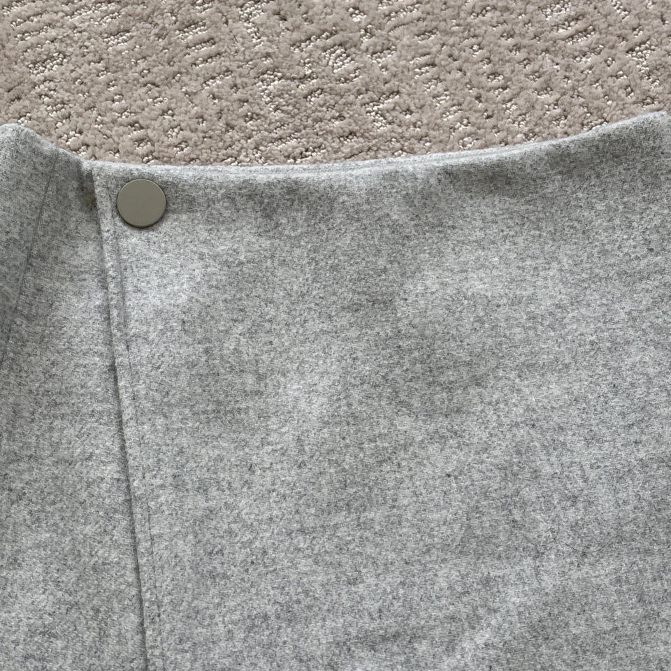 Club Monaco Wool Blend A-Line Cutaway Skirt Women’s Size 4 Gray - Image 2 of 4