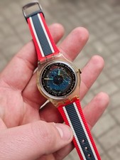 SWATCH SKELTON EARTH SUMMIT AUTOMATIC CAL 2840 SWISS MADE MENS WATCH LIMITED