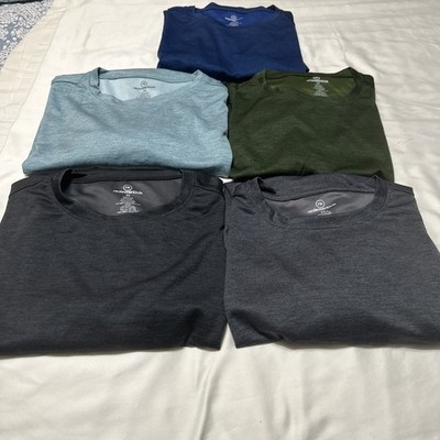 real essentials Men Dri Fit Shirt  Package Of 5 Long Sleeves In Different Colors