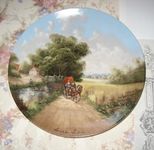 Seltmann Weiden Wandteller Sammelteller Sonntagsausflug mit der Kutsche Lückel