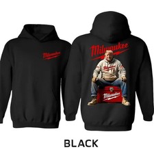 Funny Milwaukee Worker Trump Hoodie, Classic Bold Industrial Graphic Pullover