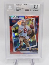 Steve Young 2021 Panini Rookies & Stars Airborne Red Ice Prizm BGS 7.5