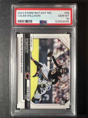 2024 Panini Instant /1244 Caleb Williams #68 PSA 10 GEM MINT
