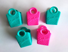 Shopkins shopping bags pink green