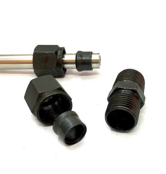 DYNAPEX Hydraulic Compression Fitting – 10mm Tube OD To M10 X 1.0 Male Metric