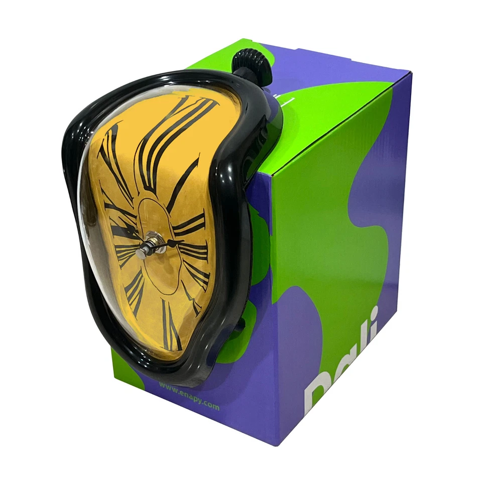 Salvador Dalí Reloj de Fusión de Escritorio/Estante - Reloj Silencioso y Completamente Funcional Foto 4 de 4