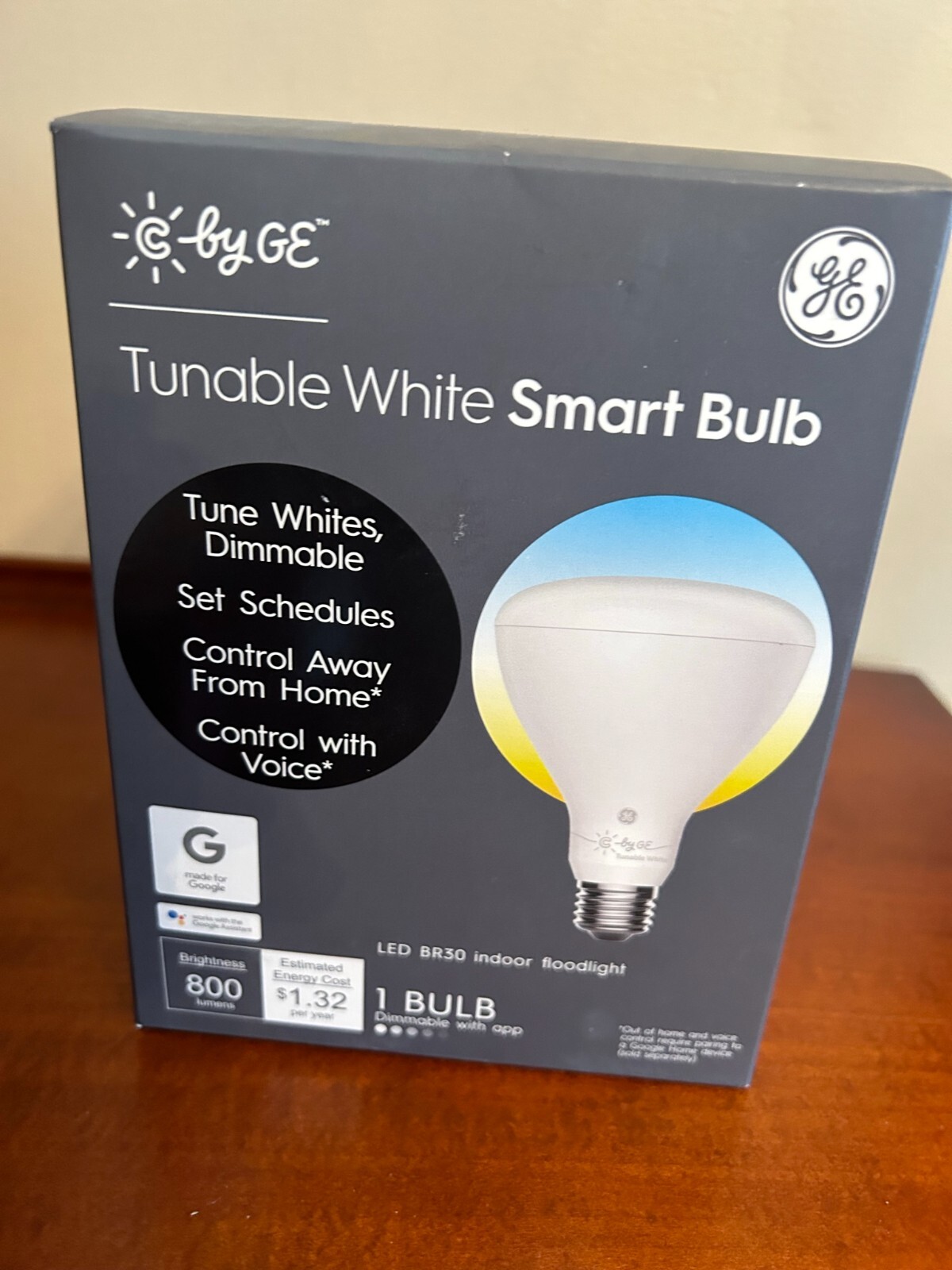GE Tunable White SMART BULB LED BR30 Indoor Floodlight APP Control Dimmable NEW-image