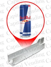 Dixie Narco Bev Max 2, 3 4, Glassfront Metal Shim spacer for Red Bull Cans