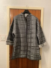 Marlawynne Grey Wool Mix Jacket Size L Bnwt