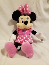 Disney Minnie Mouse  Plush Talking Doll Light Up Bow 12 Inches Sings