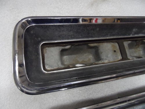 1967 1968 67 68 Camaro GM OEM Tail Light Bezels Back Plate 5959299 LH 5959300 RH - Picture 3 of 23