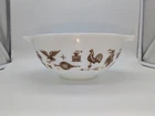 Vintage Pyrex Early American Cinderella  Brown & White 2 1/2 QT Mixing Bowl #443