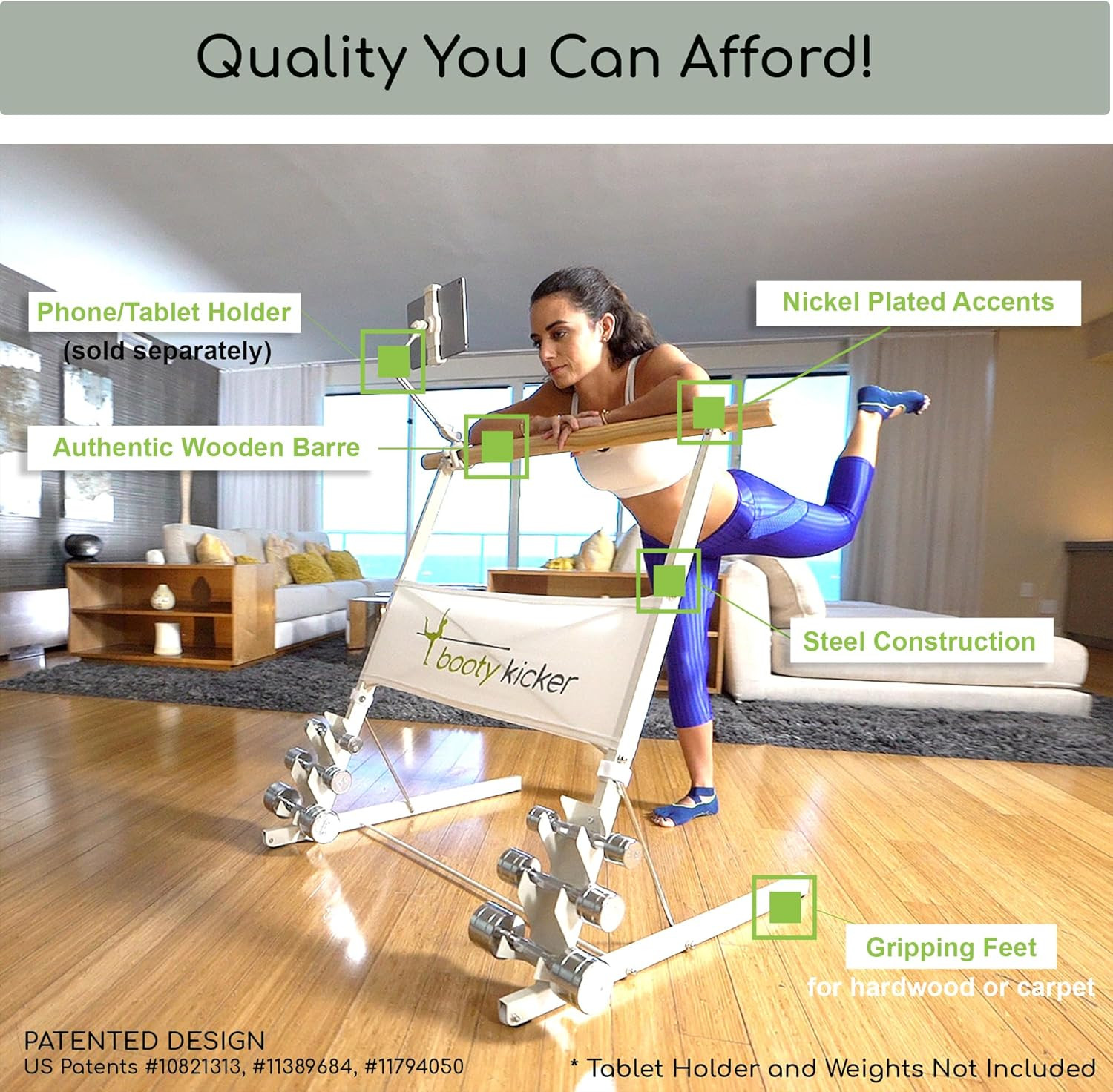 Versatile Home Fitness Equipment for Barre, Ballet, Abs, and Cardio Workouts alternate view 3
