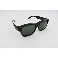 Foster Grant SOLAR SHIELD Polarized Black Sunglasses SR122 SS FO037 TOR GRY