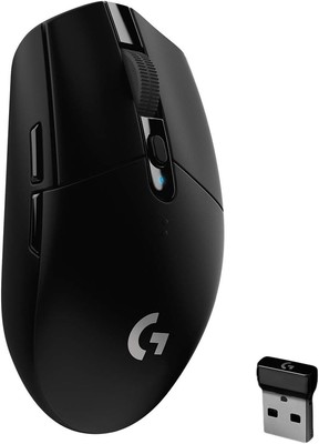305 light speed wireless gaming mouse, hero 12000 dpi sensor, 6 programmable ...