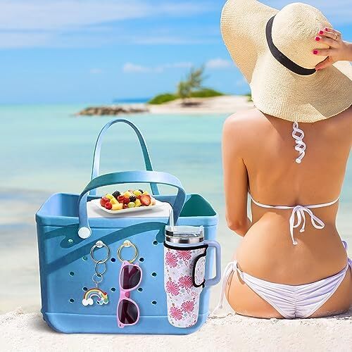 Daisy Cup Holder for Bogg Bag, Accessories for Bogg Bag Original X Large - Picture 3 of 7