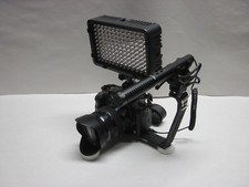 Pro 7D AZ SM-2L DR stereo mic video light for Canon 7D Mark II 6D 80D 77D 70D E