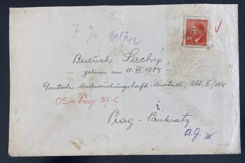1942 Prague BM Germany Arbeitslager Slave Labor Prison Cover locally used