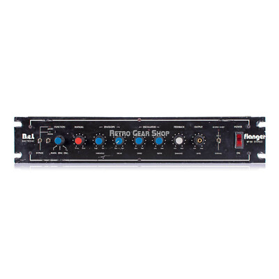 B.E.L Electronic BF-20 Stereo Flanger Effect Unit Racked Vintage Rare BEL BF20