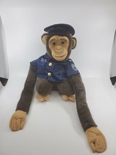 CHEM CLEAN Plush Monkey Puppet about 12" Hands Attach