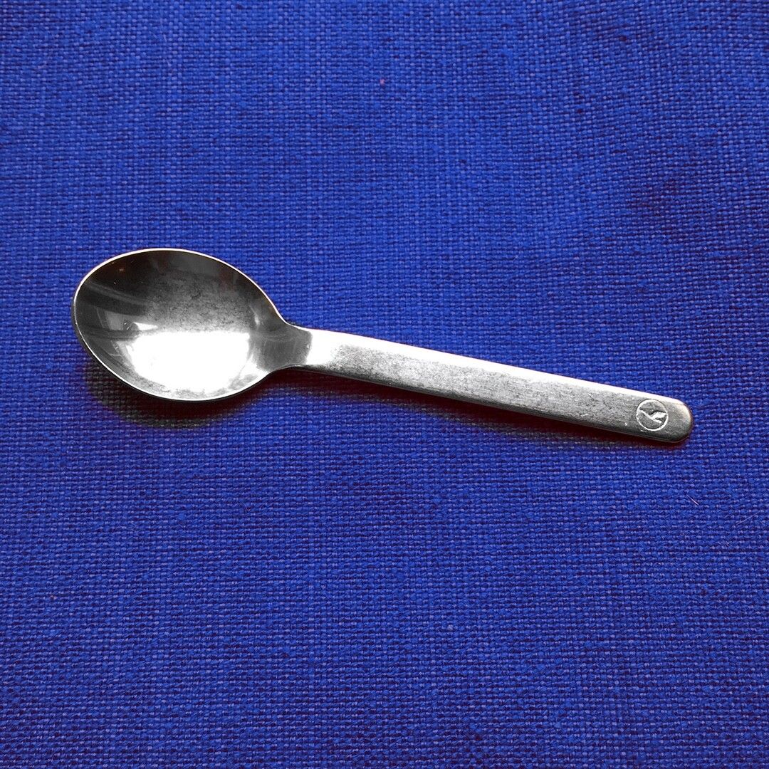 1960s LUFTHANSA Airlines Wolf Karnagel Stainless Spoon - No Makers