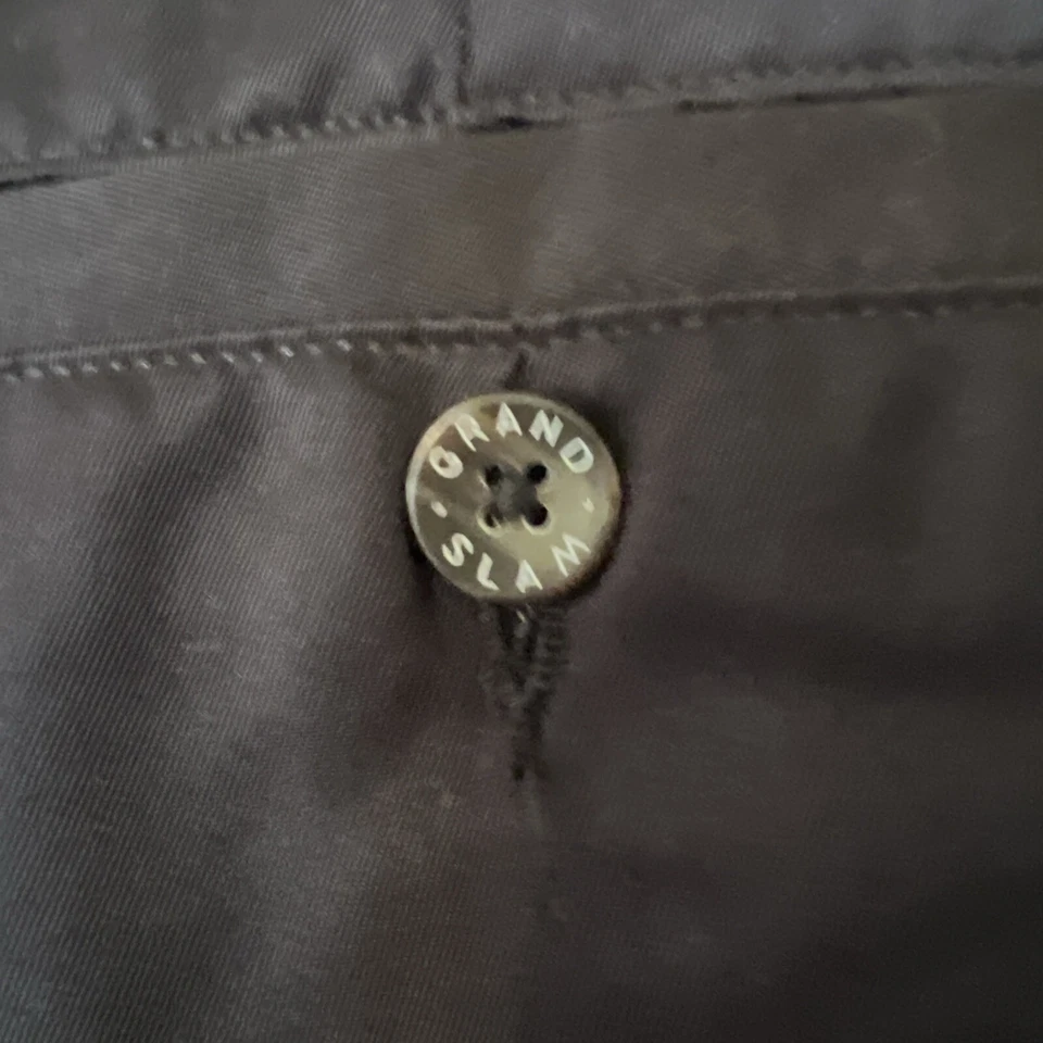 НОВЫЕ мужские черные шорты для гольфа от Grand Slam размер 42 9 дюймов внутренний шов со складками - Изображение 4 из 4