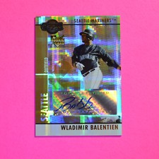 2008 Topps Co-Signers Wladimir Balentien Hyper Plaid Gold Auto RC #1/10 SSP