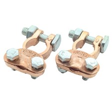 1 Pair Brass Car Battery Terminal Clip Quick Release Battery Terminal Connector