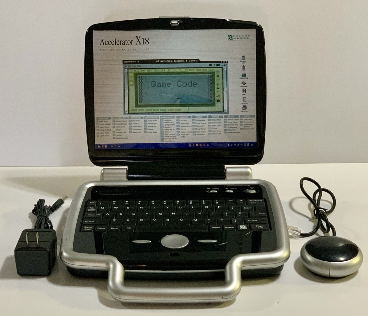 Oregon Scientific Accelerator X18 Learning Laptop 60 Activities