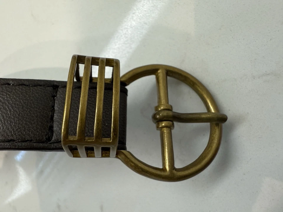 Cinturón para mujer Bottega Veneta de cuero y cadena nuevo con etiquetas Foto 2 de 3