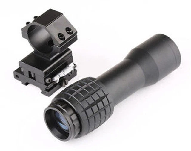 Outdoor Tactical 3/4/5x Magnifier Scope Sight with Flip-to-Side 20mm Rial Mount - Image 3 of 4