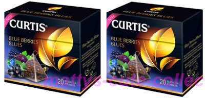 2 PACK CURTIS Black Tea BlueBerry Blues 60 Pyramids RF NO GMO Made in Russia