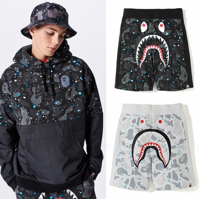 bape space camo shorts