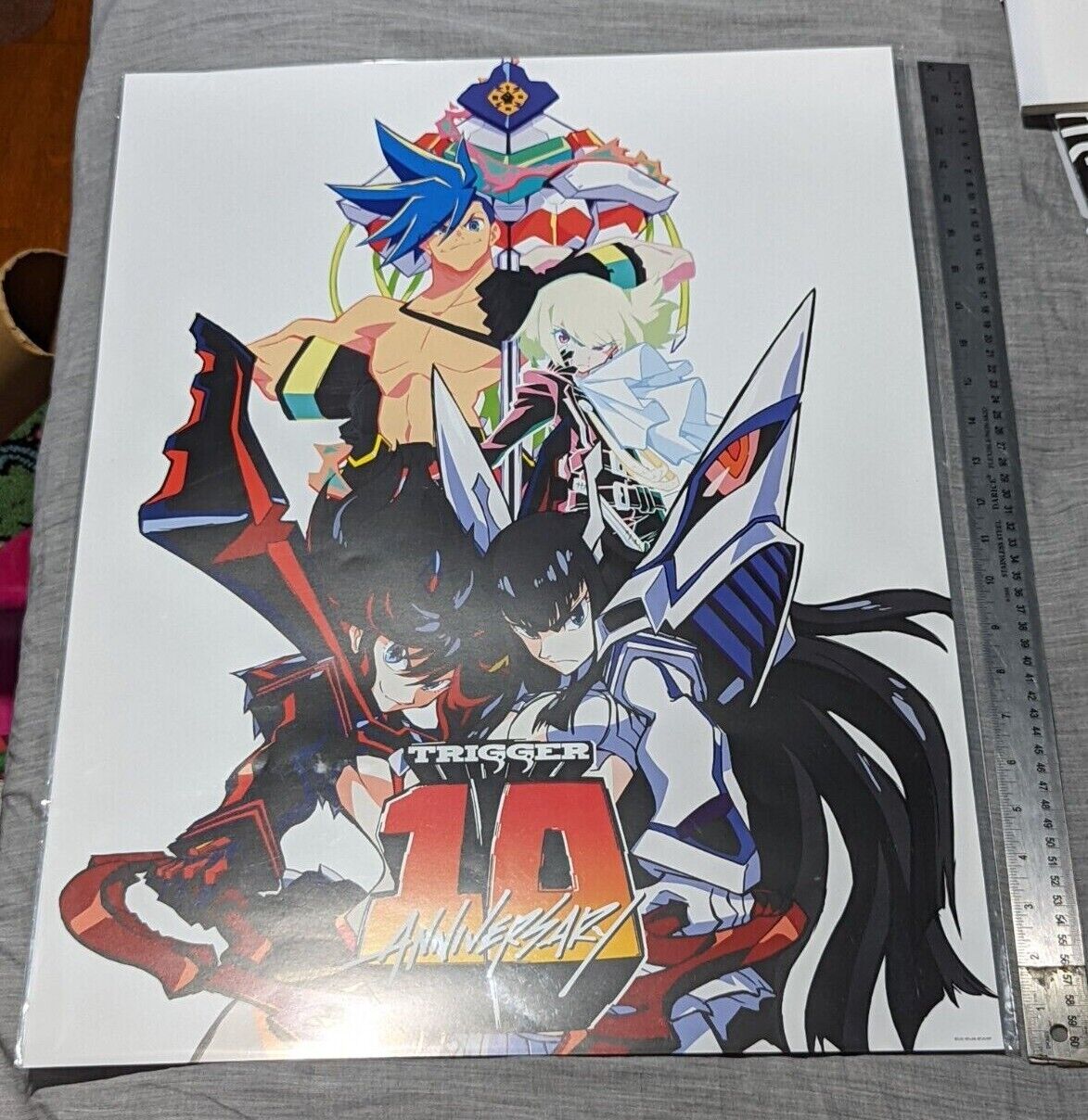 Promare x Kill la Kill Studio Trigger 10th Ani Poster (24 x 18) Anime Expo 2022