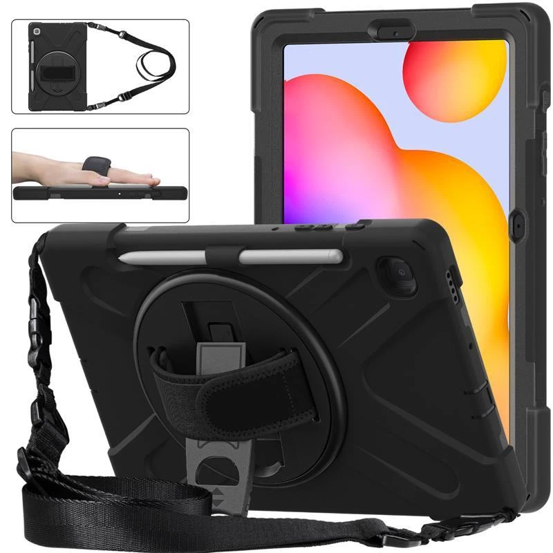 For Samsung Galaxy Tab S7 FE T730 T733 T736B 12.4 Case Shockproof Stand Cover - Image 3 of 4