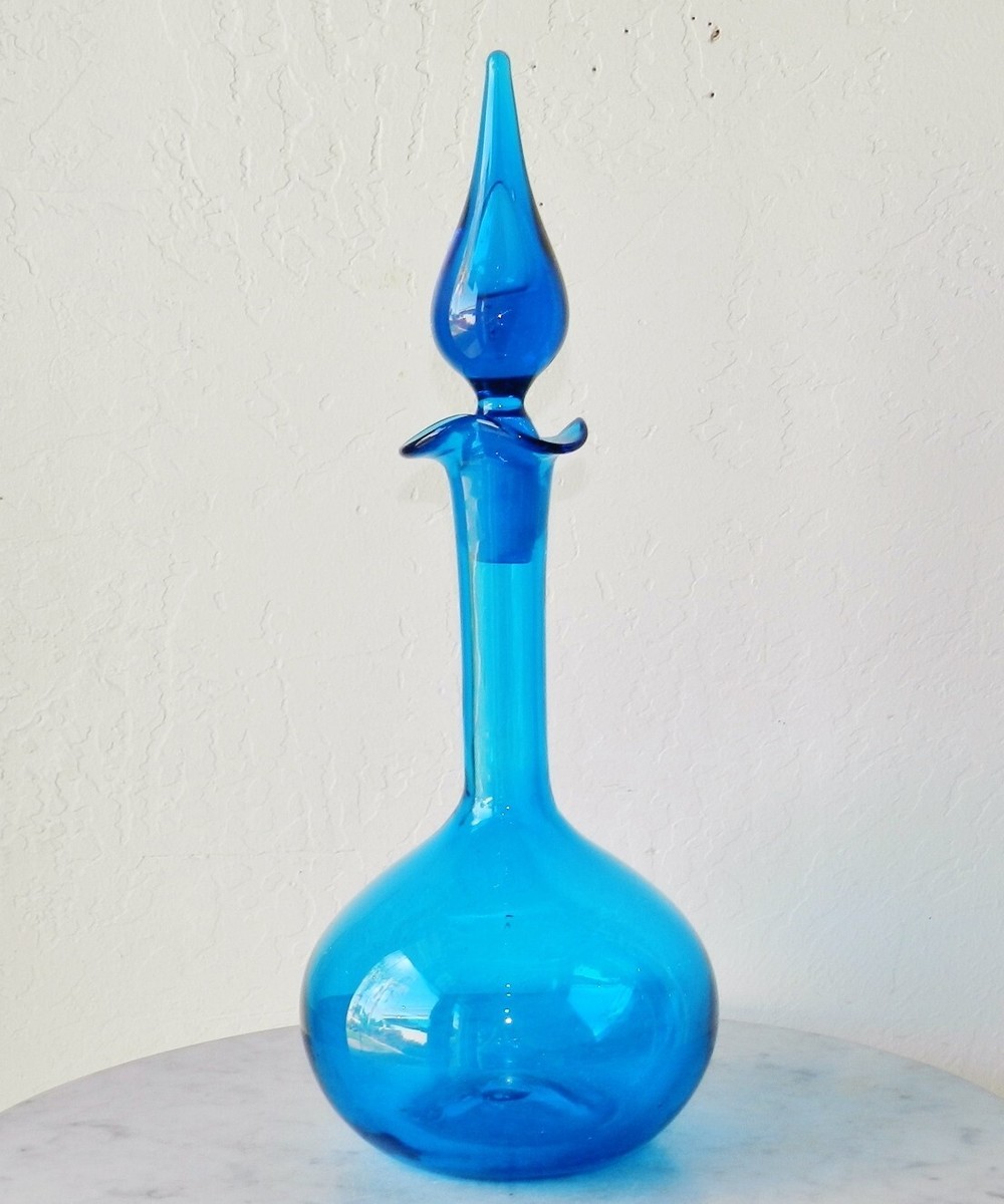 Mid Century BLENKO #37 Blue 14