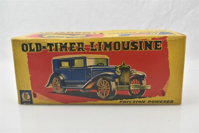 Jouet Ancien Limousine à Friction SSS S-1227 – Shioji – Japon – Années 50-60