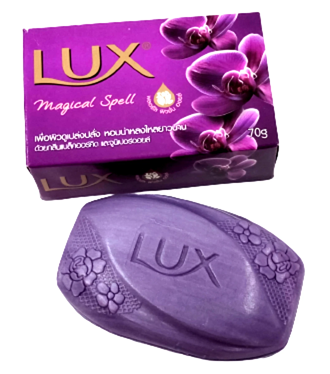 Lux Bar Soap Magical Spell Formula 70g*2 pcs From Black Orchid Floral  Fusion Oil