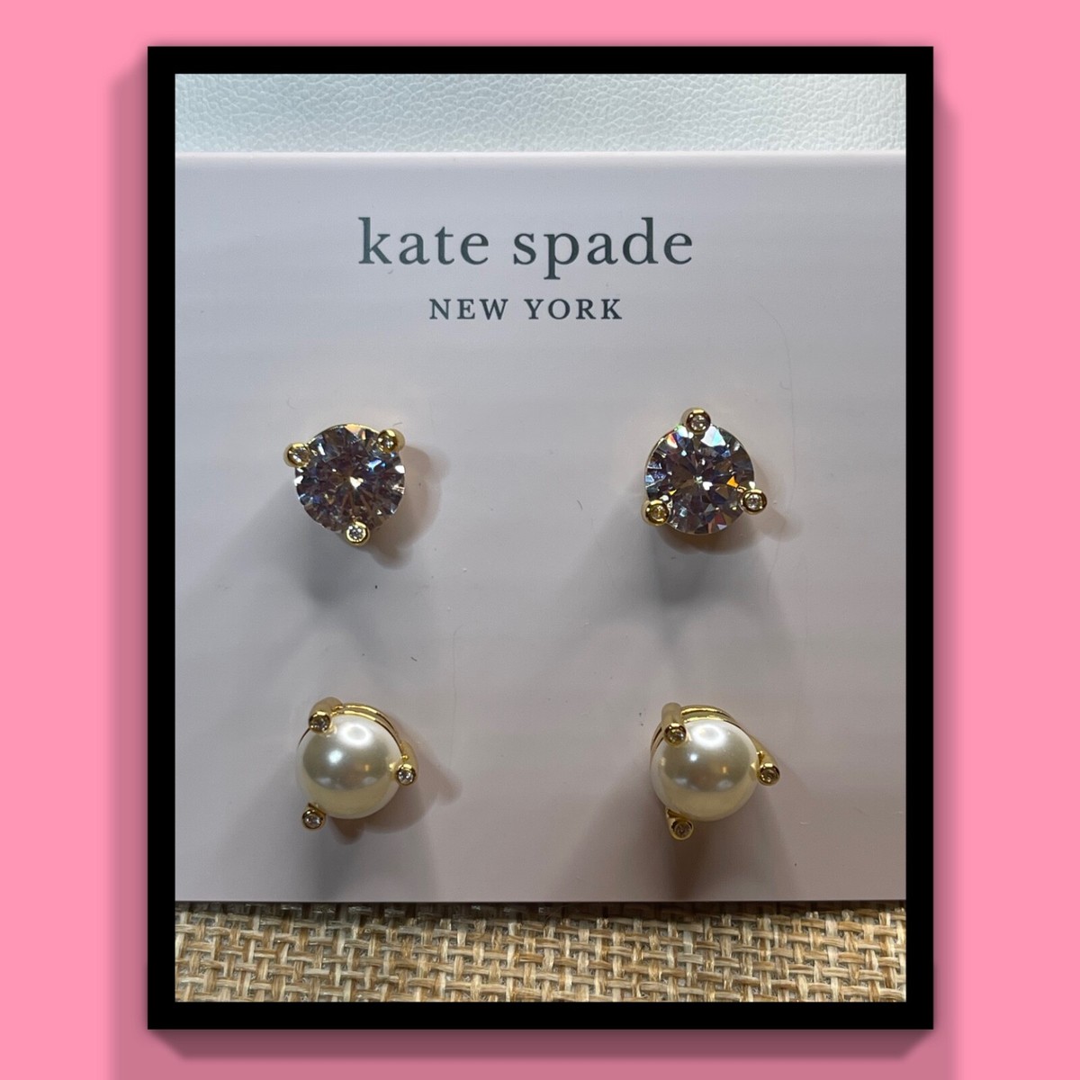 Kate Spade New York Rise and Shine Stud Earrings Set Of Two