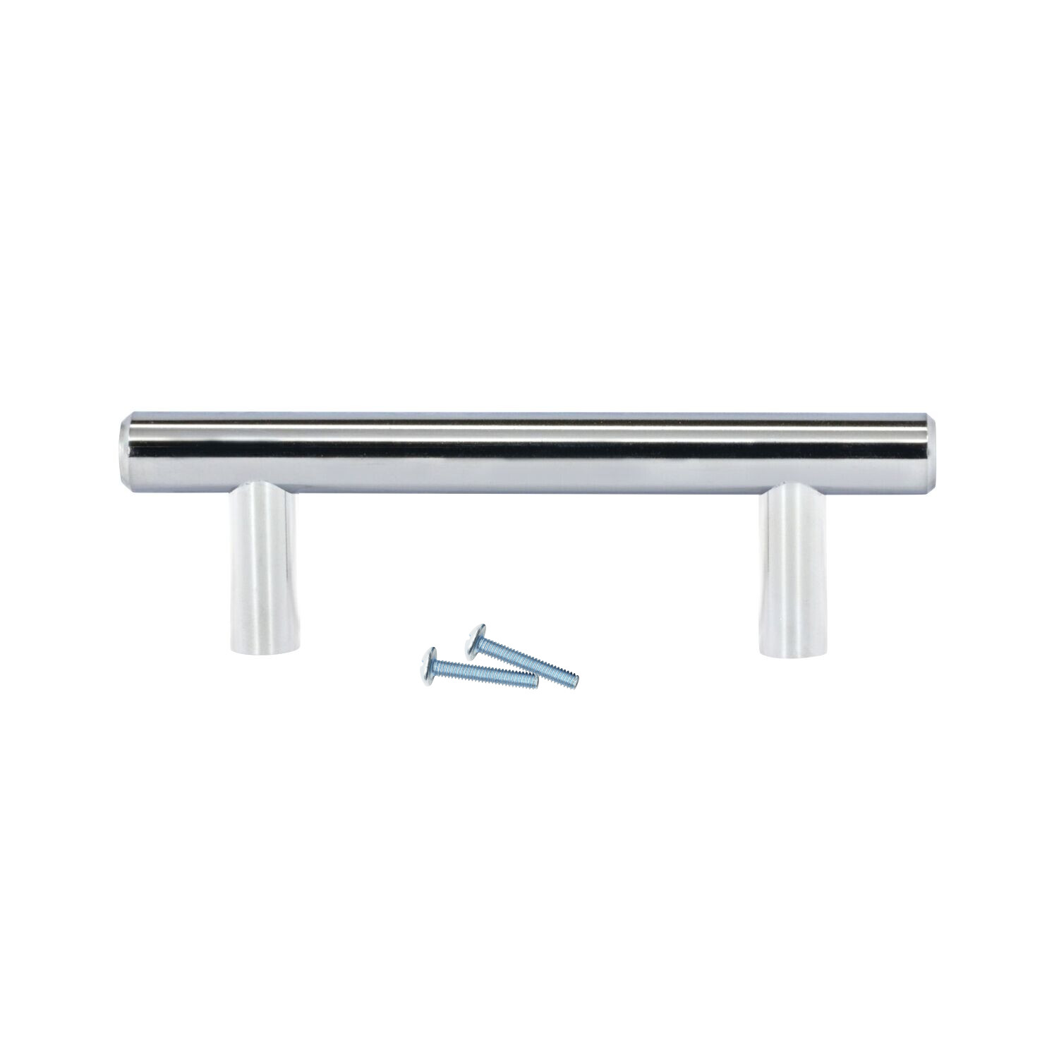 10x ROK 3" Center Chrome Kitchen Cabinet Drawer Bar Handle Pull 4-9/16" LENGTH