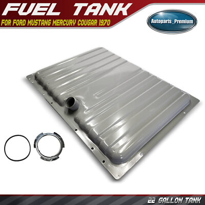 22 Gal Fuel Tank with Drain Plug for Ford Mustang Mercury Cougar 1970 w/o E.E.C.