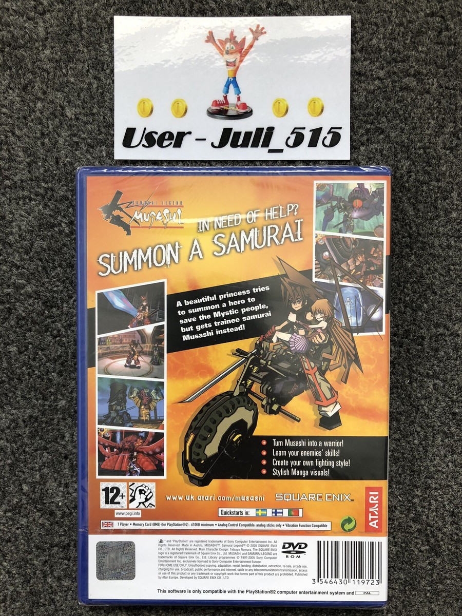 Playstation 2 Game: Musashi Samurai Legend (Superb Sealed