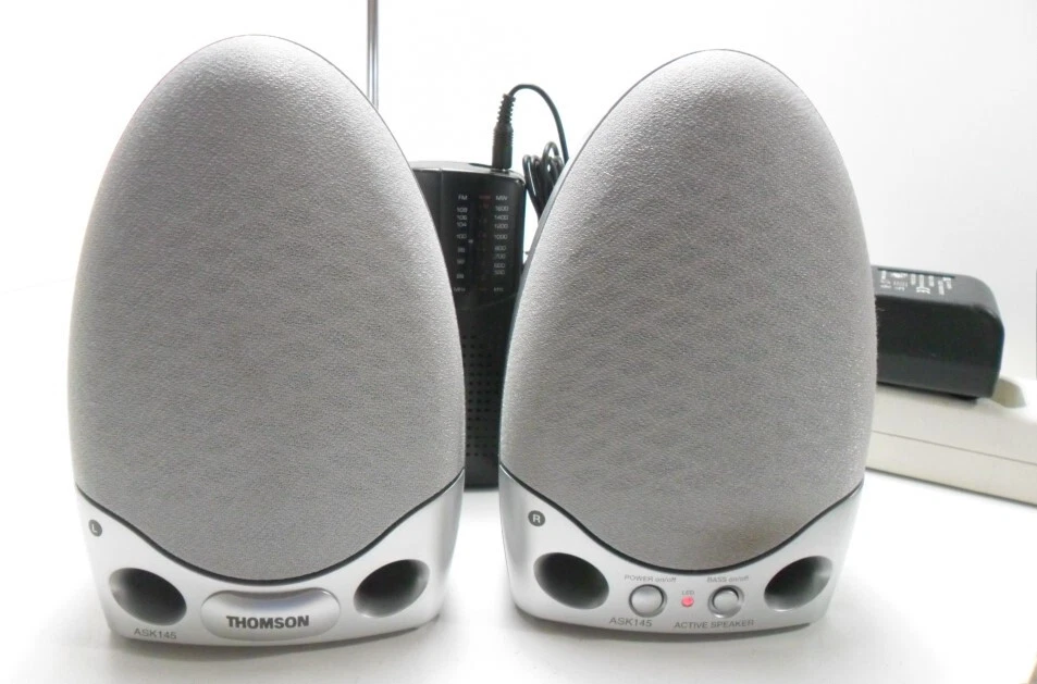 PC Aktiv-Lautsprecher-System THOMSON ASK 145, silber