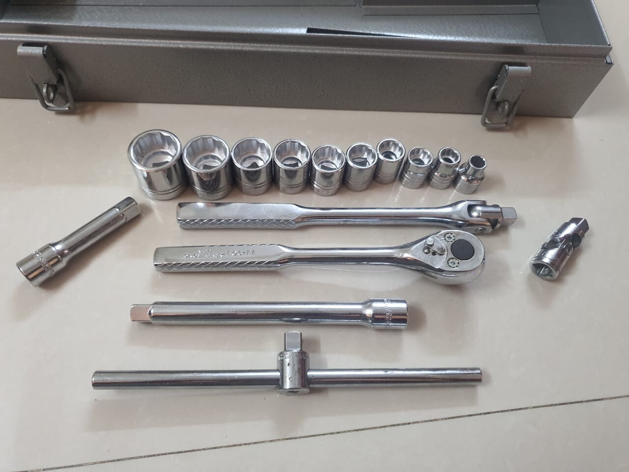 Vintage Super Rare Nos Armstrong Tool Set 3/8 Extension/Socket 80s/70s? / USA