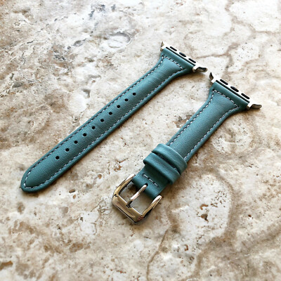 Light Blue Slim Band for Apple Watch 7 6 5 4 3 2 SE Series 38 40 41 42 44 45mm