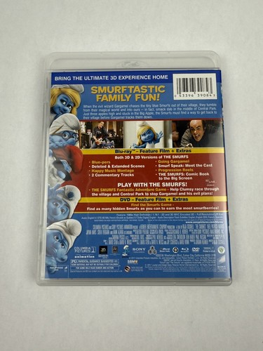 The Smurfs 3D (Blu-ray 3D + Blu-ray) W/ Collectible Lenticular Case Tested - Picture 11 of 12