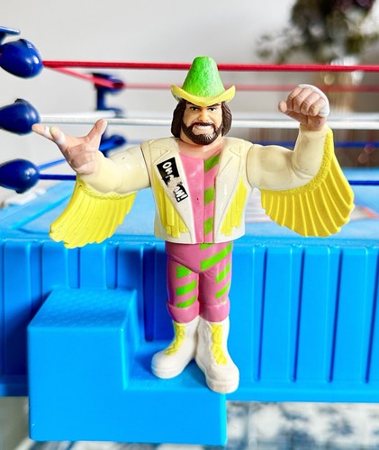 MACHO MAN Series 5 WWF Wrestling Figure Hasbro Act...