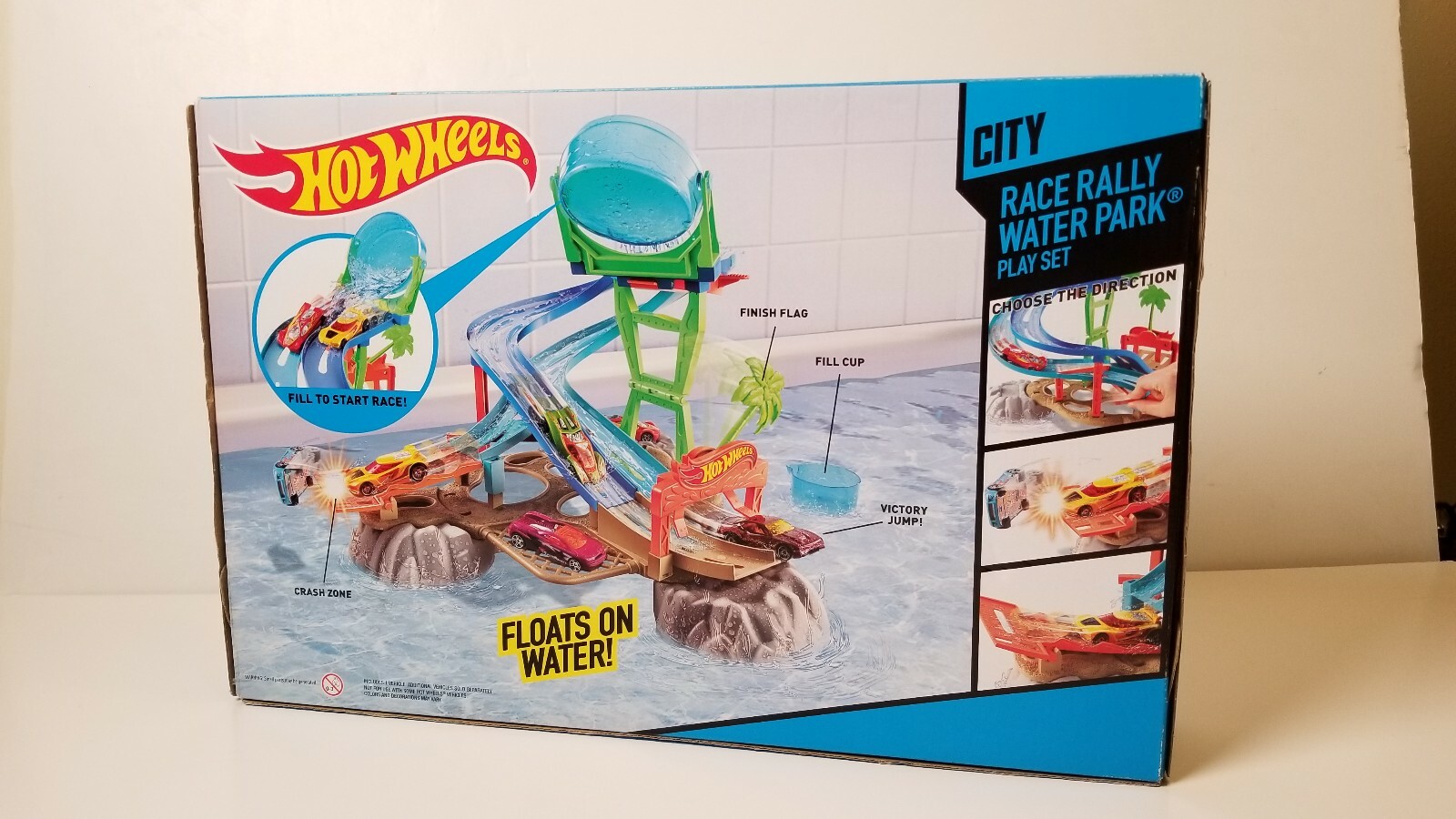 hot wheels race rally water park