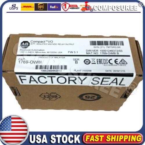 New Allen bradley 1769-OW8I CompactLogix Relay Output Module US Free Tax